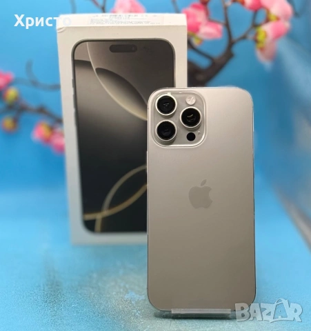 Apple iPhone 16 Pro Max, 256GB, 5G, Natural Titanium , снимка 6 - Apple iPhone - 53160699
