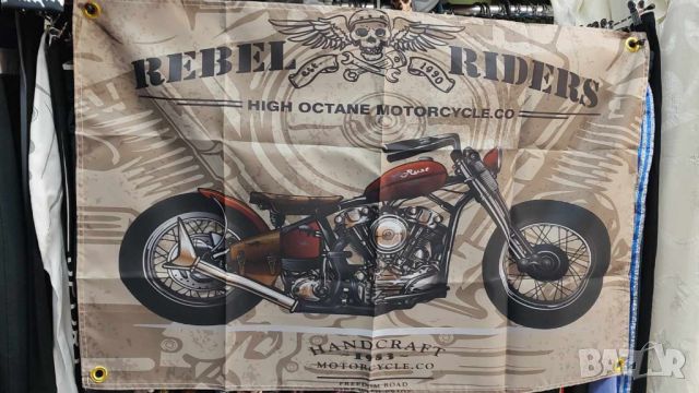 Rebel Riders USA Flag, снимка 1 - Аксесоари и консумативи - 45159732