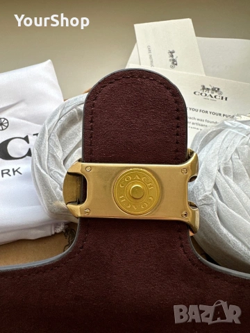 Дамска чанта Coach Tabby Shoulder Bag 26 в кафяв цвят, снимка 5 - Чанти - 54241647