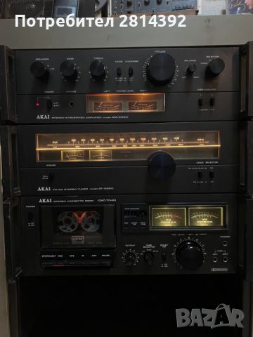 Аудио система AKAI с дек AKAI GXC-704D тунер AKAI AT-2250 усилвател AKAI AM-2350 + ракла, снимка 5 - Декове - 45669825
