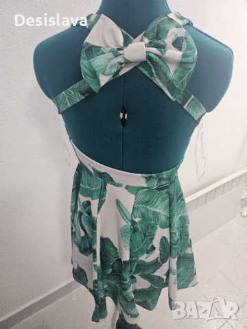 Зелена рокля, снимка 2 - Рокли - 51954056