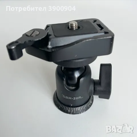 Глава Vanguard SBH-20p и Velbon QRA-3 плоча, снимка 1 - Чанти, стативи, аксесоари - 48977245