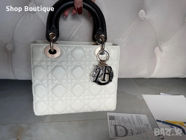 Оригинална дамска чанта Lady Dior, снимка 2 - Чанти - 53386633
