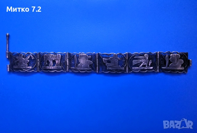 сребърна гривна - 15