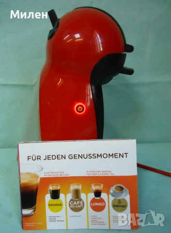 Кафемашина с гаранция 1 година NESCAFÉ® Dolce Gusto Krups Piccolo.Red, снимка 6 - Кафемашини - 53622932