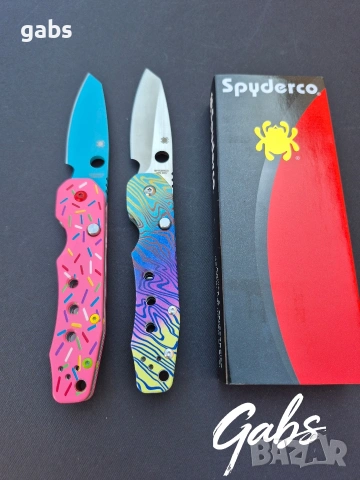 Сгъваем нож Spyderco C240 Smock,два цвята, снимка 7 - Ножове - 53476640