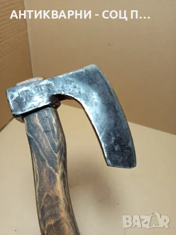 Стара Ръчно Кована Ловно Рибарска Брадвичка Номер 3. Тегло 0.650кг., снимка 9 - Антикварни и старинни предмети - 50436395