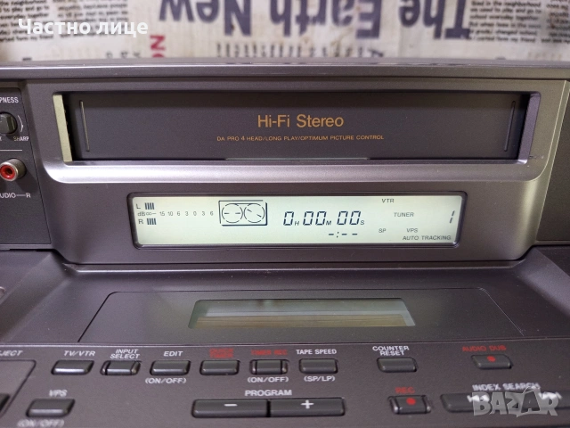 Видео Рекордер"SONY"SLV-E9VC 4-Head (Hi-Fi Stereo), снимка 2 - Плейъри, домашно кино, прожектори - 54235483