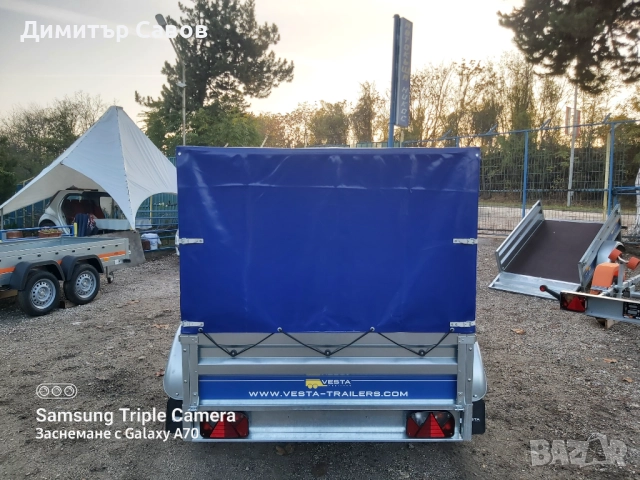 Туристическо ремарке VESTA LIGHT 23DA с брезент и шпригли H-120, снимка 6 - Ремаркета - 51921932