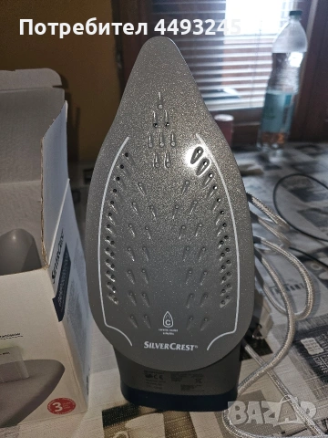 Парна ютия silver crest, снимка 2 - Ютии - 53229627