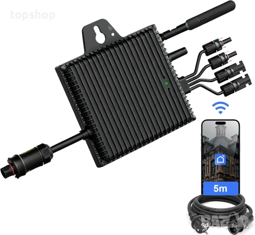 Нов Соларен микро инвертор E-POLAR 800W IP67 с WiFi и мобилно приложение 