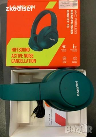 Bluetooth слушалки CANYON CNS-CBTHS10GN, снимка 2 - Слушалки и портативни колонки - 53493529