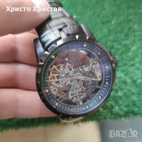 Мъжки луксозен часовник ROGER DUBUIS SKELETON , снимка 3 - Мъжки - 46862150