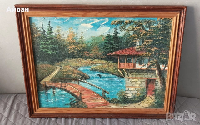 Красива  маслена картина , снимка 3 - Картини - 52349383