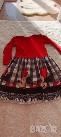 Детски рокличка с пайети и Мики маус 116 рр, снимка 5 - Детски рокли и поли - 52731541