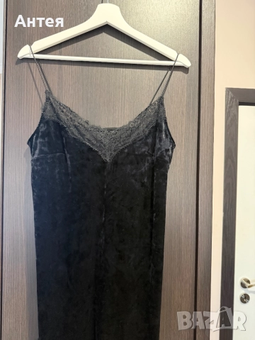 Къса черна рокля , снимка 2 - Рокли - 52943649