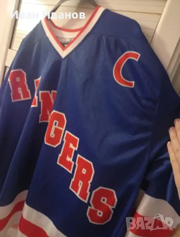 Оригинален екип на New York Rangers - Aslund - 1990г., снимка 3 - Други спортове - 48430429