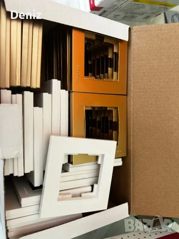 капаци за ключове и контакти Мutlusan Rita бял,златист, снимка 2 - Ключове, контакти, щепсели - 49771871