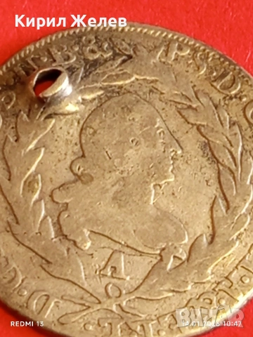 Сребърна монета 10 кройцера 1770г. Йозеф Махсимилиян Бавария 52972, снимка 10 - Нумизматика и бонистика - 53093767