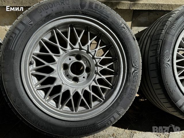 Оригинални джанти bmw style 5 bbs 15 4x100, снимка 4 - Гуми и джанти - 45892155