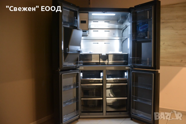 Хладилник с фризер HISENSE RQ760N4IFE Smart дисплей, Total No Frost, снимка 9 - Хладилници - 53333789