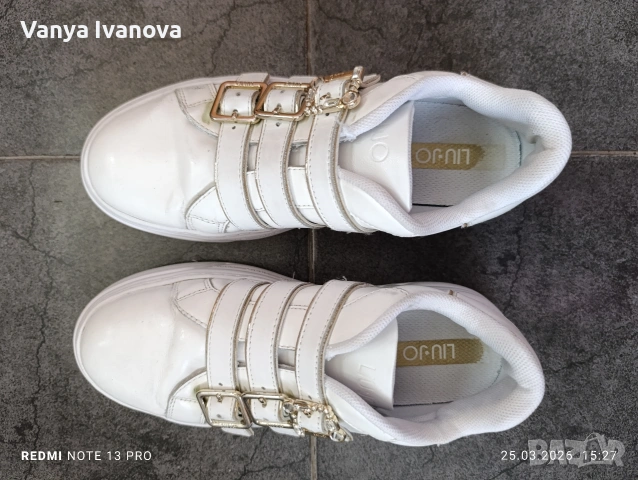 Liu Jo бели обувки естествена кожа 38 , снимка 9 - Дамски ежедневни обувки - 53973818