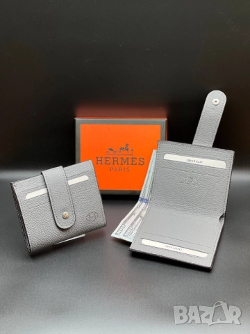 Визитници от естетствена кожа hermes, снимка 5 - Портфейли, портмонета - 51445023