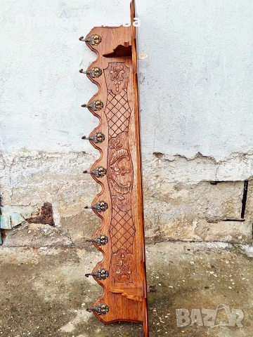 Масивни стенни закачалки/ лавици, снимка 3 - Закачалки - 54025610