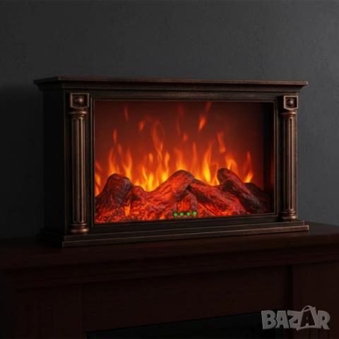 LED камина с ефект на тлеещи въглени – безопасна и стилна атмосфера у дома, снимка 4 - Други стоки за дома - 51932800