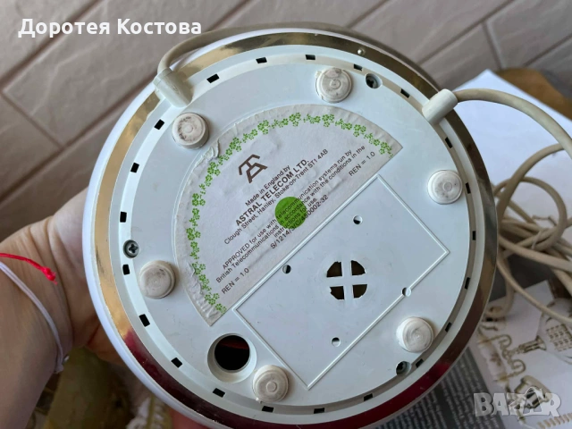 ROYAL ALBERT красив телефон от костен порцелан от Англия, снимка 12 - Антикварни и старинни предмети - 53806876