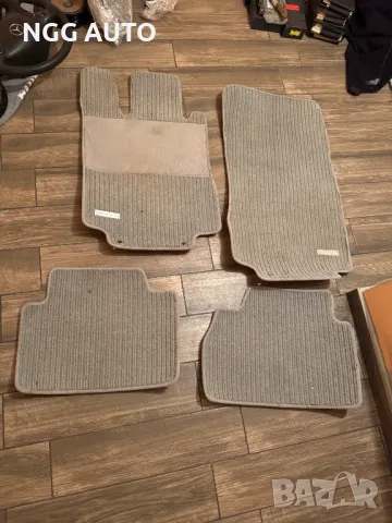 Оригинални сиви мокетни стелки за Мерцедес С класа, Mercedes-Benz S-Class, S Class, 1999-2005 г.