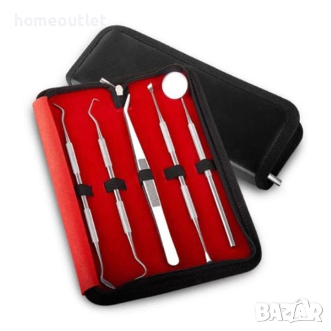 ПРОМОЦИЯ Комплект инструменти за зъбна хигиена (5бр) X0013OQ6KD, снимка 2 - Други - 51617642