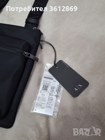 Мъжка оригинална чанта Armani Exchange, снимка 3 - Чанти - 52991121