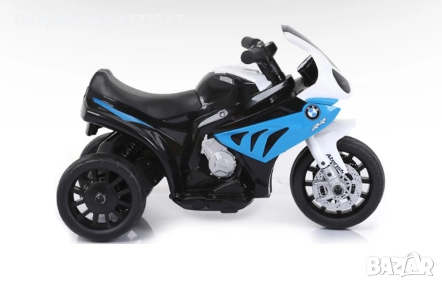 Акумулаторен мотор Chipolino - BMW S1000RR, син, снимка 3 - Други - 53436836