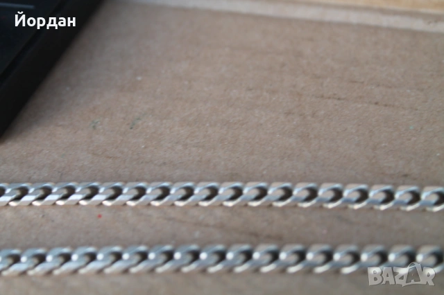 Сребърен ланец 0,925, снимка 3 - Колиета, медальони, синджири - 53275096