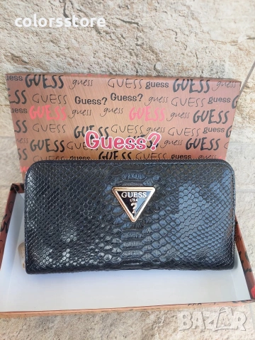 Черно портмоне Guess SG-55, снимка 4 - Портфейли, портмонета - 37646722