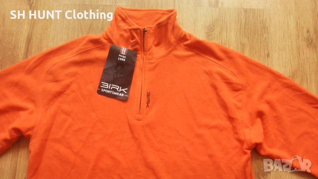 BIRK Chill Fleece Orange Polar размер XL за лов поларена блуза - 2241, снимка 2 - Екипировка - 53659480
