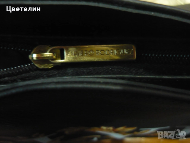 Маркова дамска чанта ALVIERO RODRIGUES - голяма, снимка 6 - Чанти - 52770779