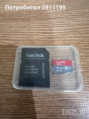 Карта памет SanDisk Ultra 64GB, снимка 1 - Карти памет - 46964645