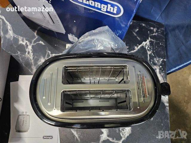 Тостер DeLonghi , снимка 5 - Тостери - 53179495
