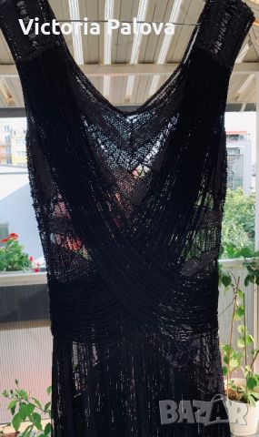 Уникална бутикова рокля с ресни, снимка 11 - Рокли - 41651467