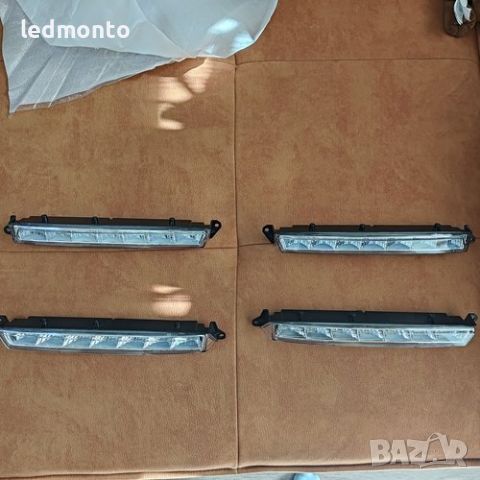 LED Дневни светлини с функция мъгла за Mercedes GL-Class X164 X166 w164, снимка 2 - Части - 45251377