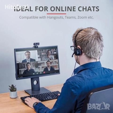  Слушалки Trust Roha On-Ear USB с микрофон