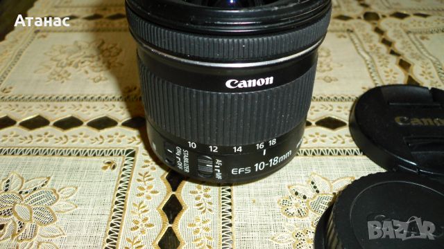 Обектив CANON EF-S 10-18mm f/4.5-5.6 IS STM, снимка 2 - Обективи и филтри - 45253934