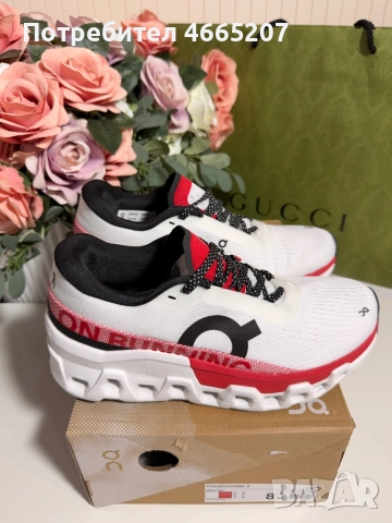 On Cloudmonster 2 Ivory/Red