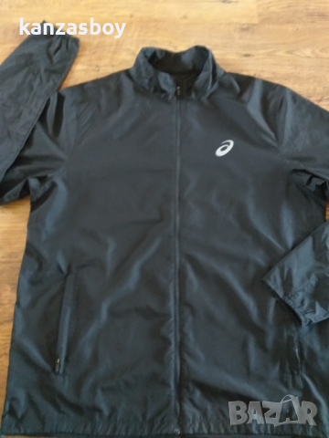 Asics CORE JACKET - страхотна мъжка ветровка Л, снимка 5 - Спортни дрехи, екипи - 45012163