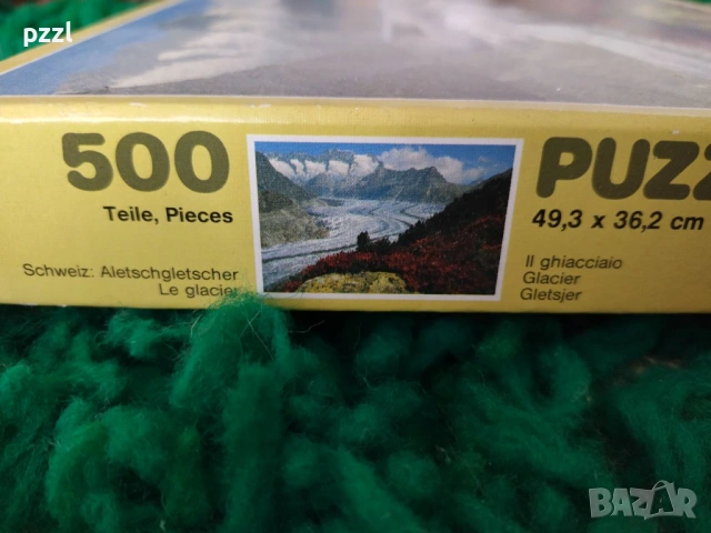 Пъзел "Glacier” Ravensburger 1992г. 500 части, снимка 3 - Пъзели - 53966284