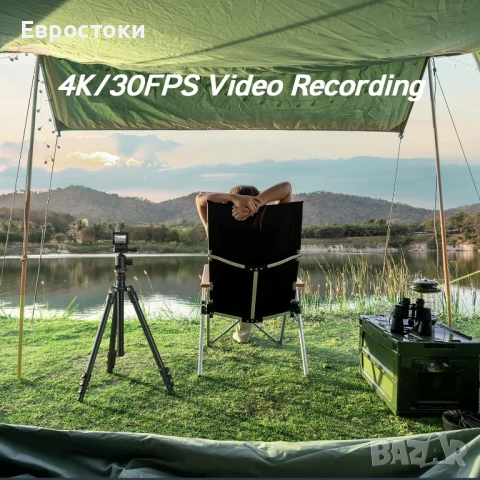 Surfola SF230 Подводна екшън камера 4K 30fps, до 40 метра дълбочина, 20MP, WiFi EIS камера , снимка 7 - Камери - 50812918