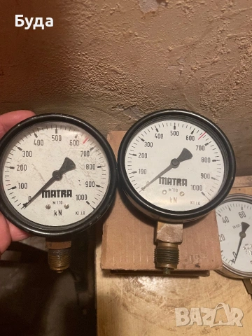 Манометри , снимка 3 - Други машини и части - 53052205
