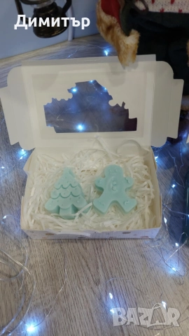 Коледна кутия със сапунчета , снимка 3 - Коледни подаръци - 52731486